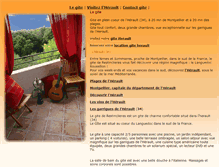 Tablet Screenshot of gite34.fr